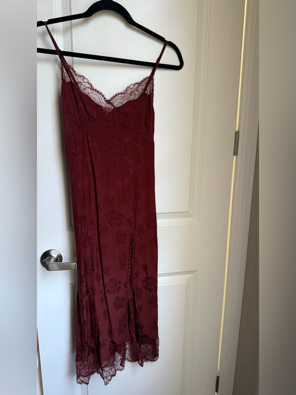 WILFRED red slip dress